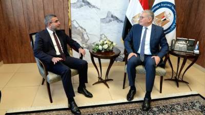  وزير البترول والثروة المعدنية يلتقي وكيل وزارة الطاقة والبنية التحتية لشؤون الطاقة والبترول بدولة الإمارات العربية المتحدة الشقيقة 