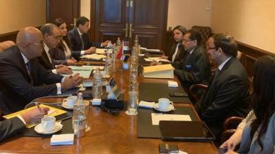 وزير الخارجية يلتقي مدير مجموعة شركات Hinduja