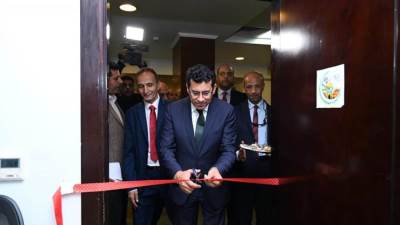 وزير الرياضة ومحافظ القاهرة يشهدان حفل تسليم شهادة "الأيزو"