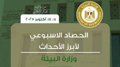 تعرف على أبرز أنشطة وزارة البيئة خلال هذا الأسبوع