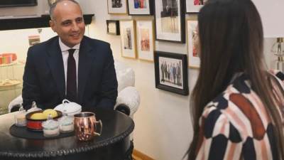 السفير المصري في بلجراد يبحث مع قرينة الرئيس الصربي تطوير العلاقات التي تربط البلدين الصديقين