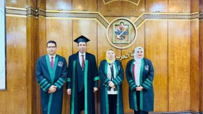 الكاتب الصحفي عبدالحميد المسلماني يحصل على درجة الماجستير من أكاديمية ناصر عن دور الإعلام العربي في معالجة أحداث غزة – قناة الجزيرة نموذجاً