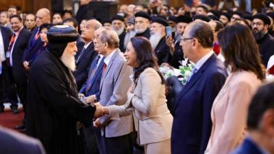 وزيرة التضامن تشهد الاحتفال بالعيد المئوي لتدشين كنيسة السيدة العذراء مريم بالزيتون