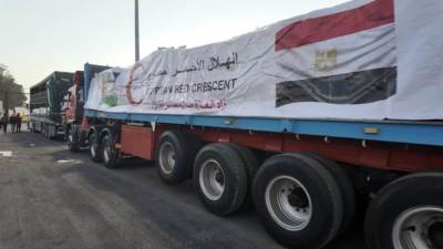 إطلاق قافلة زاد العزة 54 إلى غزة بحمولة 9 آلاف طن مساعدات إنسانية