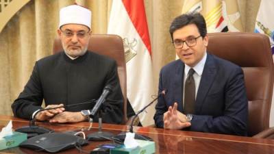 وزير الثقافة ومفتي جمهورية مصر العربية يوقعان بروتوكول تعاون لتعزيز الوعي الثقافي والديني ومواجهة التطرف الفكري ونشر الفكر الوسطي الرشيد