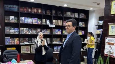 وزير الثقافة يتفقد مكتبة “شريف” التابعة للهيئة المصرية العامة للكتاب ويوجّه بإطلاق صالون ثقافي دوري