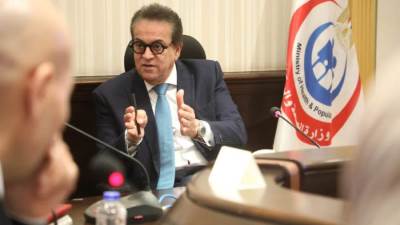 وزير الصحة يبحث مع ممثل منظمة الصحة العالمية تنسيق الجهود المشتركة