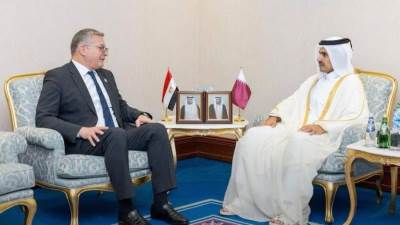 وزير البترول يبحث مع نظيره القطري فرص تعزيز التعاون