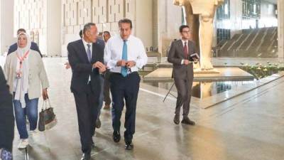 وزير الصحة والسكان يؤكد جاهزية وزارة الصحة  لتأمين افتتاح المتحف المصري الكبير بأعلى معايير الرعاية الطبية