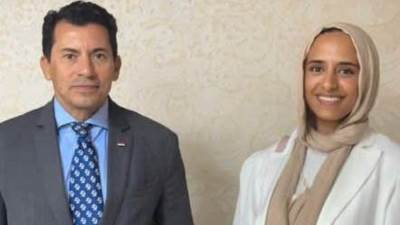 وزير الشباب والرياضة يهنئ مريم سوليكا لاختيارها كأول شابة مصرية ضمن قادة الأمم المتحدة الشباب