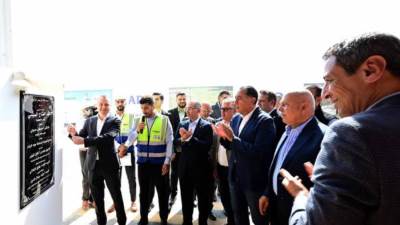 رئيس الوزراء يفتتح مصنع "أدو مينا لصناعة مواد البناء" بمنطقة السخنة الصناعية