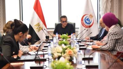 وزير الصحة يبحث مع جمعية أطباء الباثولوجيا المصريين في أمريكا تعزيز التعاون