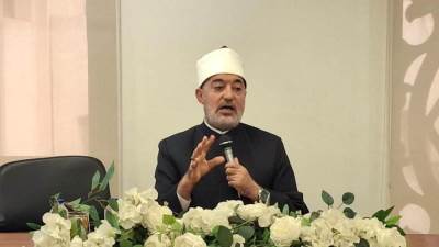 مفتي الجمهورية يلقي محاضرة "منهج التعامل مع الإلحاد والملحدين" بأكاديمية الأزهر العالمية لتدريب الأئمة والوعاظ