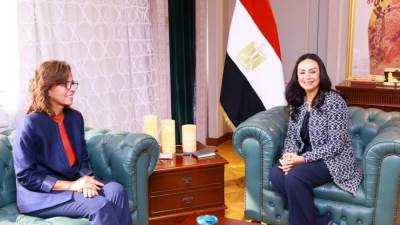 وزيرة التضامن الاجتماعي تلتقي المدير التنفيذي للأكاديمية الوطنية للتدريب