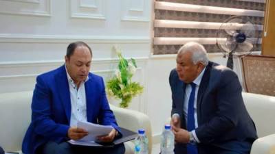 رئيس هيئة تنمية الصعيد يلتقي محافظ الوادي الجديد لبحث التعاون والمشروعات التنموية المشتركة