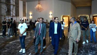 جولة ليلية لرئيس الوزراء لمتابعة الترتيبات والتجهيزات النهائية للاحتفال الرسمي بافتتاح المتحف المصري الكبير