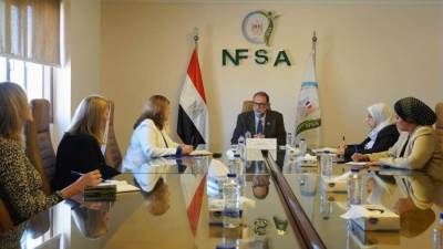  رئيس الهيئة القومية لسلامة الغذاء يلتقي المستشارة الزراعية الإقليمية بوزارة الزراعة والثروة السمكية والغابات الأسترالية 