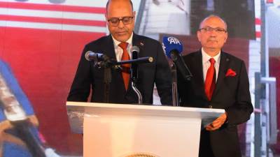 وزير العمل يشارك في احتفالية اليوم الوطني لجمهورية تركيا بالسفارة التركية بالقاهرة