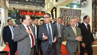 وزير التموين يفتتح معرض "سيراميكا ماركت 2025" في دورته السابعة عشر ومعرض "هومكس"