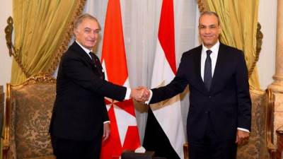 وزير الخارجية يلتقي وزير خارجية فرسان مالطا