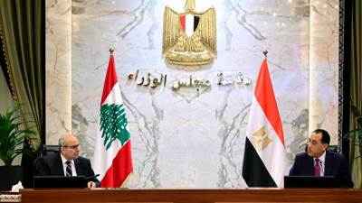 رئيسا وزراء مصر ولبنان يشهدان توقيع عدد من مذكرات التفاهم بين البلدين