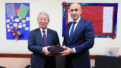  وزير التربية والتعليم يلتقي رئيس الوكالة اليابانية للتعاون الدولي (جايكا) لبحث سبل تعزيز التعاون التعليمي بين مصر واليابان