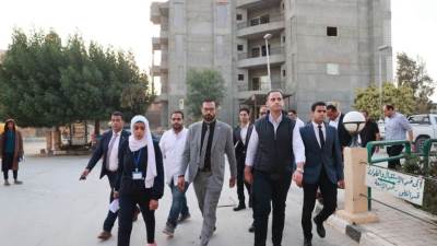 نائب وزير الصحة يتفقد مستشفى الحمام المركزي بمطروح للاطمئنان على جودة الخدمات الطبية