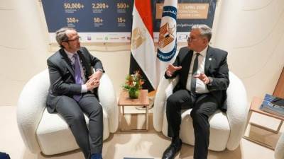 في ختام مشاركته بأديبك 2025.. لقاءات مُكثفة لوزير البترول والثروة المعدنية مع قيادات الشركات العالمية 