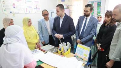 نائب وزير الصحة يتفقد مستشفى مطروح العام ومركز قلب مطروح ووحدة طب أسرة الكيلو 7 لمتابعة جودة الخدمات الطبية 