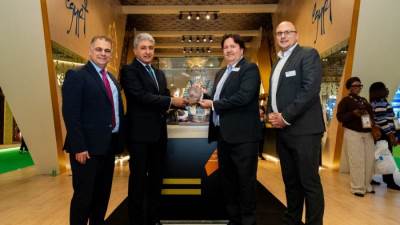 وزارة السياحة: الجناح المصري يفوز بجائزة أفضل تصميم في بورصة لندن الدولية للسياحة WTM 