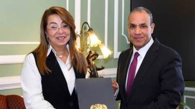 وزير الخارجية يستقبل المديرة التنفيذية لمكتب الأمم المتحدة المعني بالمخدرات والجريمة والمديرة العامة لمكتب الأمم المتحدة في فيينا