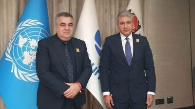 وزير السياحة يعقد اجتماعات ثنائية مع وزيري السياحة والثقافة والرياضة بألبانيا ووزير الخارجية والتوظيف الخارجي والسياحة بسريلانكا