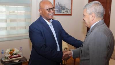  الفريق أسامة ربيع يبحث سبل التعاون مع هيئة الموانئ البحرية السودانية في مجالات تطوير الموانئ والتدريب الفني 