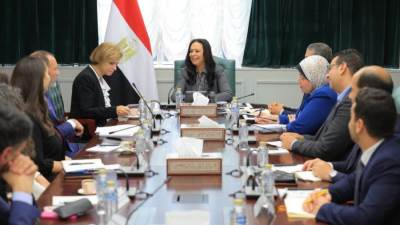 وزيرة التضامن تلتقي المديرة الإقليمية للتنمية البشرية بمنطقة الشرق الأوسط وشمال أفريقيا بالبنك الدولي