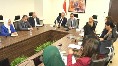 مساعد وزير الإسكان يبحث مع الجانب الألماني التعاون فى مجالات رفع كفاءة اداء الخدمات والبنية الأساسية بالمدن الجديدة