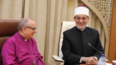 مفتي الجمهورية يبحث مع وفد اللجنة التوجيهية "مراكز العلاقات المسيحية الإسلامية" تعزيز التعاون في مجالات الحوار وصناعة السلام