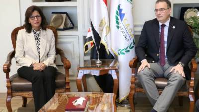 رئيس التنظيم والإدارة يبحث مع الأكاديمية الوطنية للتدريب تعزيز التعاون في بناء قدرات القيادات بالجهاز الإداري