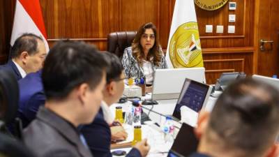 وزيرة التنمية المحلية تبحث مع وفد شركة "هواوي" مجالات التعاون المشتركة بين الجانبين