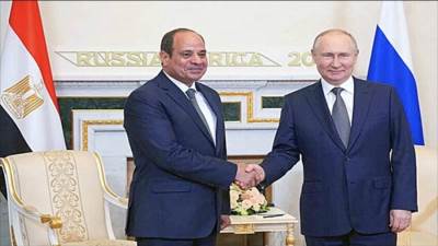 الرئيس السيسى وبوتين يشاركان غدا فى فعالية تركيب وعاء ضغط المفاعل للوحدة النووية الأولى