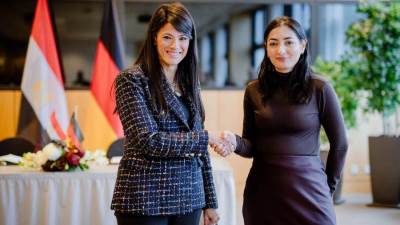 رانيا المشاط ونظيرتها الألمانية يناقشان استعدادات انعقاد مؤتمر إعادة إعمار غزة ويشيدان بالتنسيق المشترك بين مصر وألمانيا