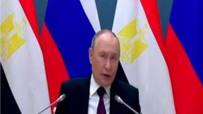 بوتين: محطة الضبعة النووية تلبى احتياجات الاقتصاد المصرى المتنامى