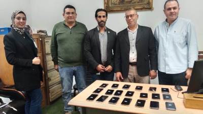 جمارك مطار الاسكندرية الدولي تضبط محاولتى تهريب عدد من الهواتف المحمولة