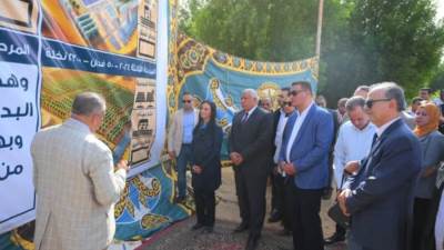 وزيرة التضامن تتفقد مشروع مزرعة الوقف الخيري بقرية المنيرة بالوادي الجديد