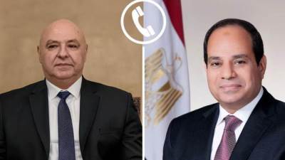 الرئيس السيسى يهنئ جوزاف عون بمناسبة الذكرى الثانية والثمانين لاستقلال لبنان