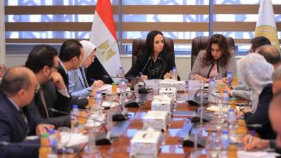 وزيرتا التنمية والتضامن تبحثان دعم جهود الهلال الأحمر المصري وبعض الملفات المشتركة بالمحافظات