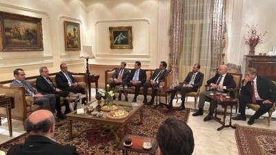 وزير الخارجية يلتقي عدداً من أعضاء مجلس النواب اللبناني في بيروت