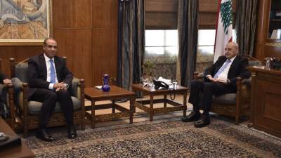 وزير الخارجية يلتقي رئيس مجلس النواب اللبناني في بيروت