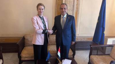 وزير الخارجية يلتقي الممثلة العليا للشئون الخارجية والسياسة الأمنية للاتحاد الأوروبي