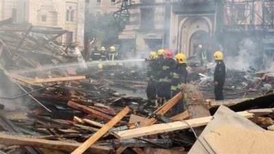 محافظ الجيزة: السيطرة على حريق ستوديو مصر دون خسائر فى الأرواح