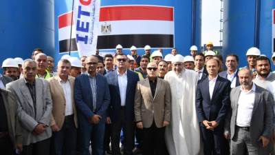 وزير الإسكان ومحافظ كفر الشيخ يفتتحان محطة مياة شرب دقميرة بطاقة ١٠ الاف م٣ يوميا